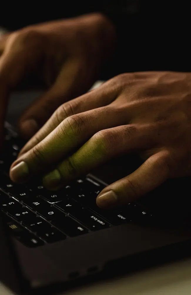 person_typing